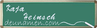 Kaja Heinsch Visitenkarte